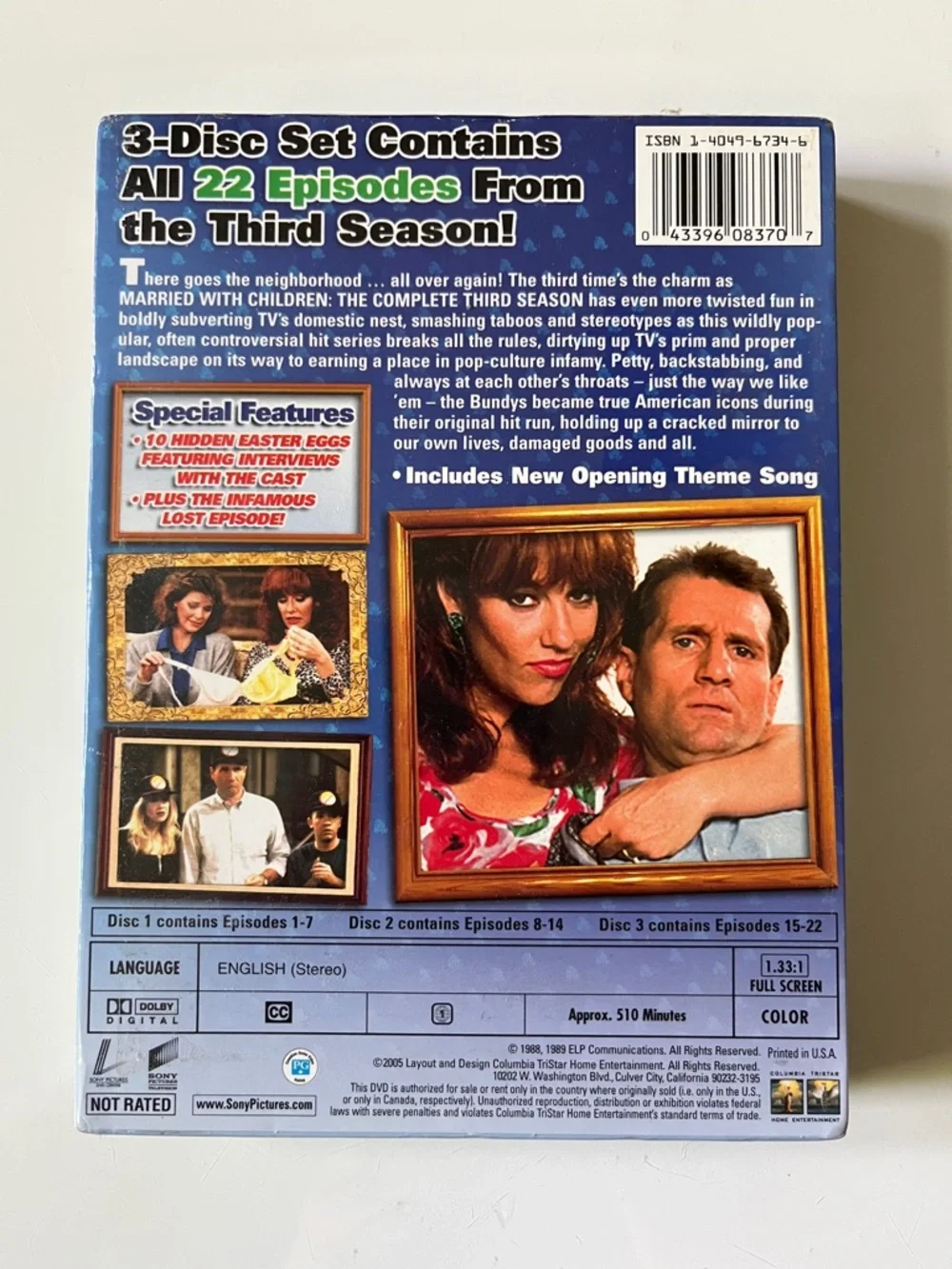 Married... with Children - The Complete Third Season (DVD) *Sealed* - Picture 2 of 2